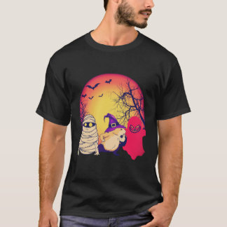 22 Halloween-Kürbis Meerschweinchen T-Shirt
