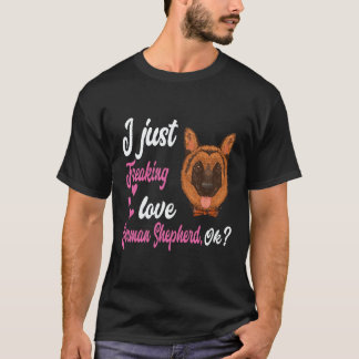 22 Ich liebe deutsche Schäferhunde OK Deutscher Sc T-Shirt