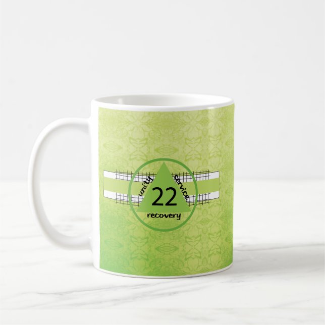 22. Jahr 12 Erholung Jubiläum Geschenke Tasse (Links)