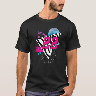 22 Jahre alt 22. Geburtstag 18 T-Shirt