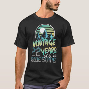 22 Jahre alt 22. Geburtstag 3 T-Shirt