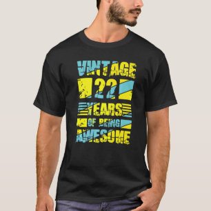 22 Jahre alt 22. Geburtstag 5 T-Shirt