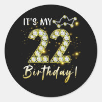 22 Jahre alt Es_s mein Geburtstag 22. Geburtstag D