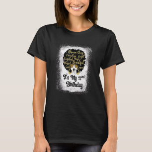22 Jahre alt Leopard Melanin Girl Es ist mein Gebu T-Shirt