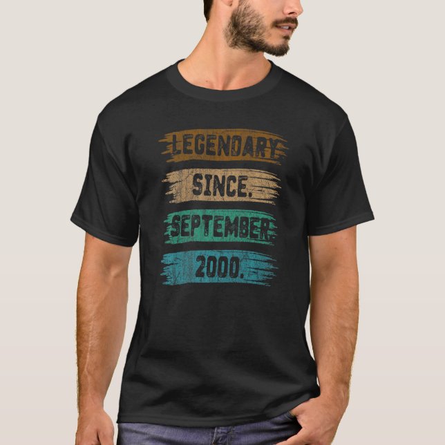 22 Jahre alte Geschenklee seit September 2000 22. T-Shirt (Vorderseite)