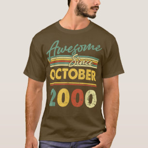 22 Jahre altes sonnig Phantastisch seit Oktober 20 T-Shirt