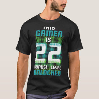 22-jähriges Jubiläum Dieses Gamer Gaming Phantasti T-Shirt