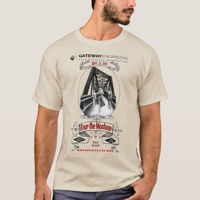 22. Jährliche Tour - Montour T - Shirt (Vorderseite)