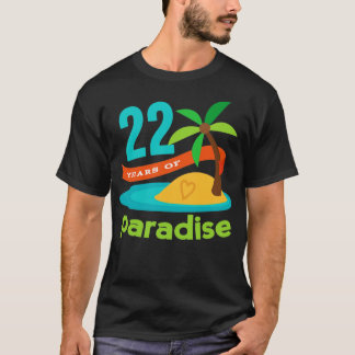 22. Jubiläum 22 Jahre Paradies T-Shirt