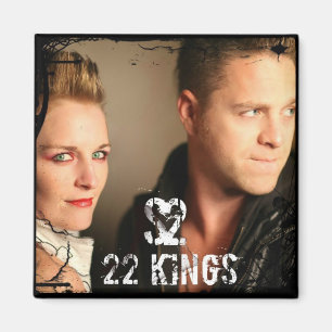 22 Könige Face Magnet