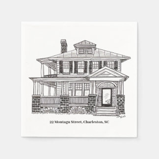 22 Montagu Street, Charleston, SC paper napkins Serviette