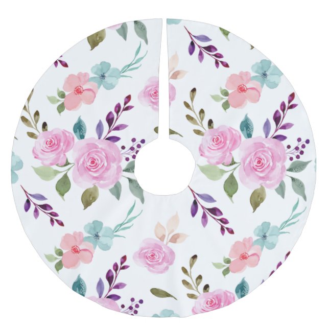 22 POLYESTER WEIHNACHTSBAUMDECKE (Vorderseite)