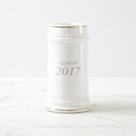 22 Unze. "KLASSE von 2017" Absolvent/von Abschluss Bierglas