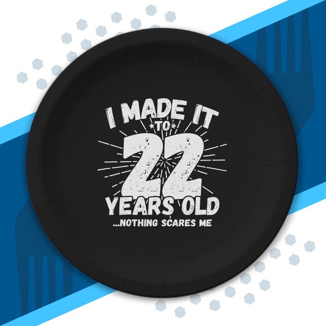 22 Year Old Birthday - Birthday Meme - Funny 22 Pappteller (Von Creator hochgeladen)