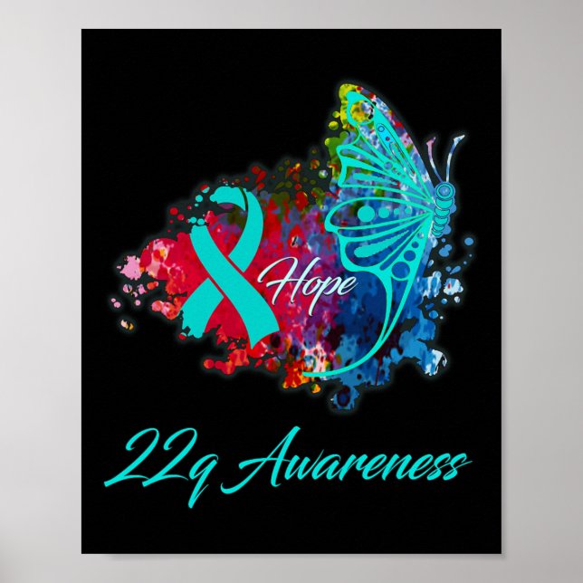 22q Awareness Syndrome Awareness Poster (Vorne)