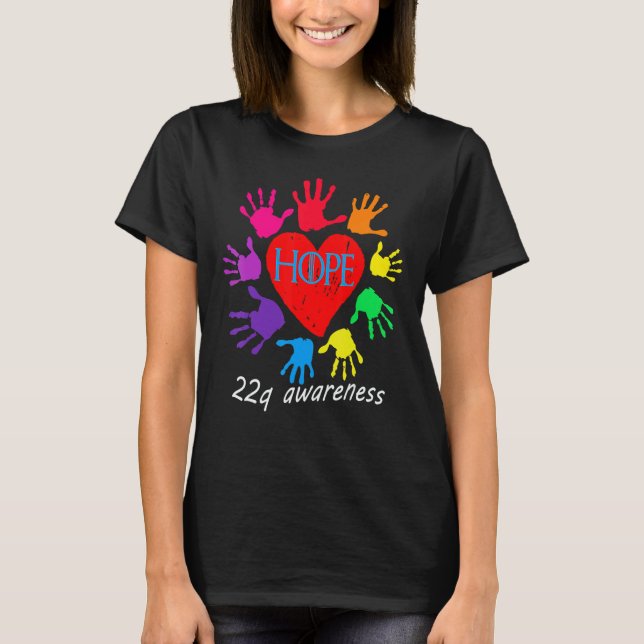 22q Duplikation All Hope For Children T-Shirt (Vorderseite)