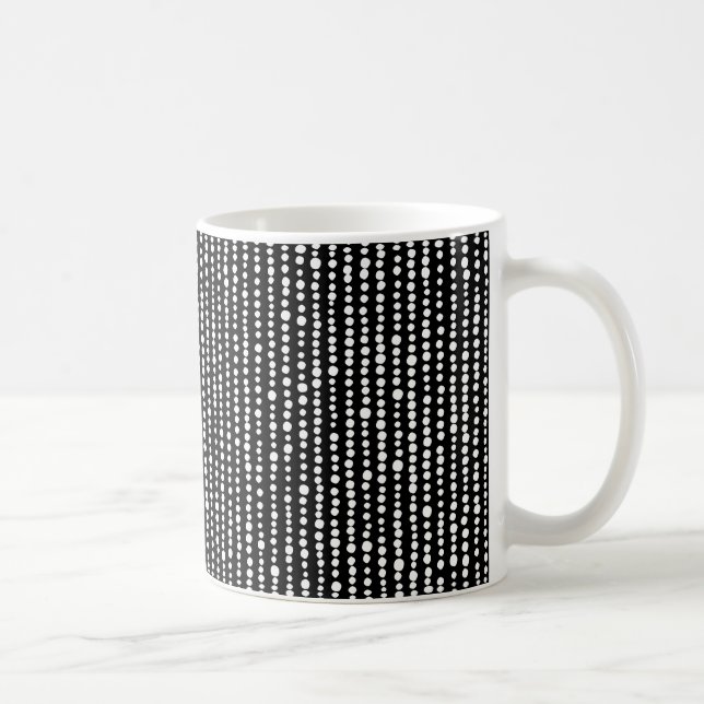 230216 - Weiß auf Schwarz Kaffeetasse (Rechts)