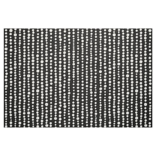 230216 - Weiß auf Schwarz Stoff (Fat Quarter (45,7 x 55,9 cm))