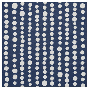 230216 - White on Indigo Blue 001744 Stoff