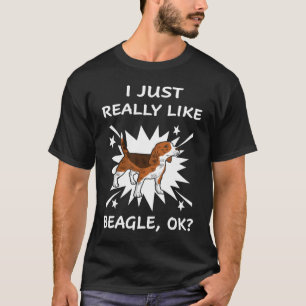 231 Ich mag Beagle wirklich T-Shirt