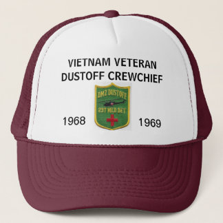237th DUSTOFF CREWCHIEF MASCHEN-HUT Truckerkappe