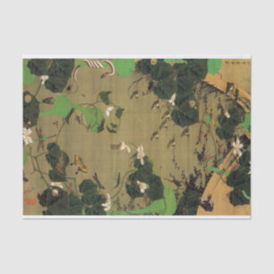 23. 池 辺 群 図, 若 Leben mit Teich, Jakuchū 虫 Seidenpapier