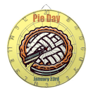 23.01. - Pie Day Dartscheibe