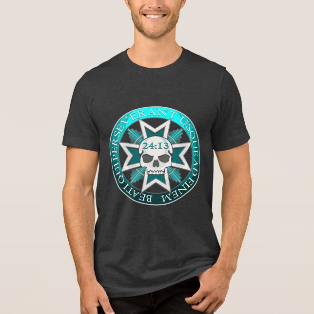 23:14 PTSD Warrior 1 Tri-Blend Shirt (Vorderseite)