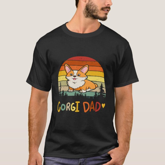 23 Corgi-Vater T-Shirt (Vorderseite)