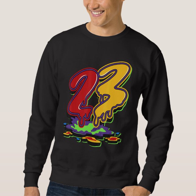 23 Drip What The 5s Matching Sweatshirt (Vorderseite)