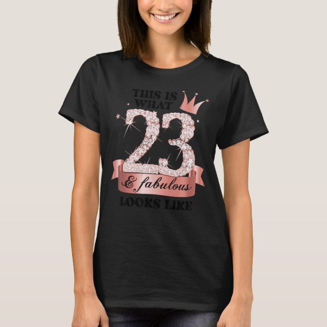 23 & Fabulous I Rose and White Party Group Candid T-Shirt (Vorderseite)