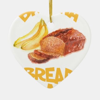 23. Februar - Bananenkuchen-Tag Keramikornament