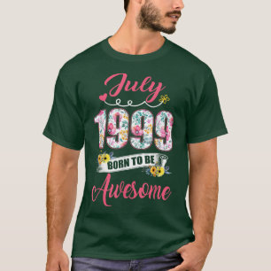 23. Geburtstag Blumengeschenk für Frauen Geboren i T-Shirt