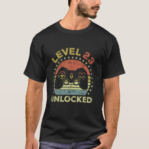 23. Geburtstag Gaming Level 23 unverschlossen T-Shirt