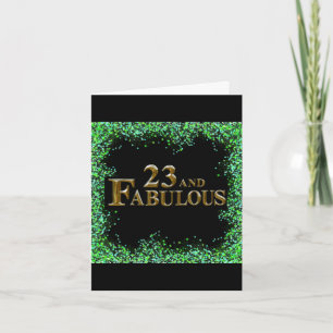 23. Geburtstag  Karte
