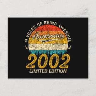 23. Geburtstag Retro Awesome 23. Geburtstagsgesche Postkarte