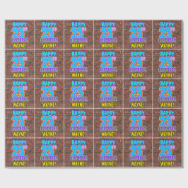 23. Geburtstag: Spaß, Urban Graffiti Inspiriert Lo Geschenkpapier