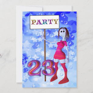 23. Geburtstagsparty - Vorstandseinladung Einladung
