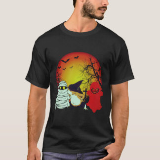23 Halloween-Kürbis Meerschweinchen T-Shirt
