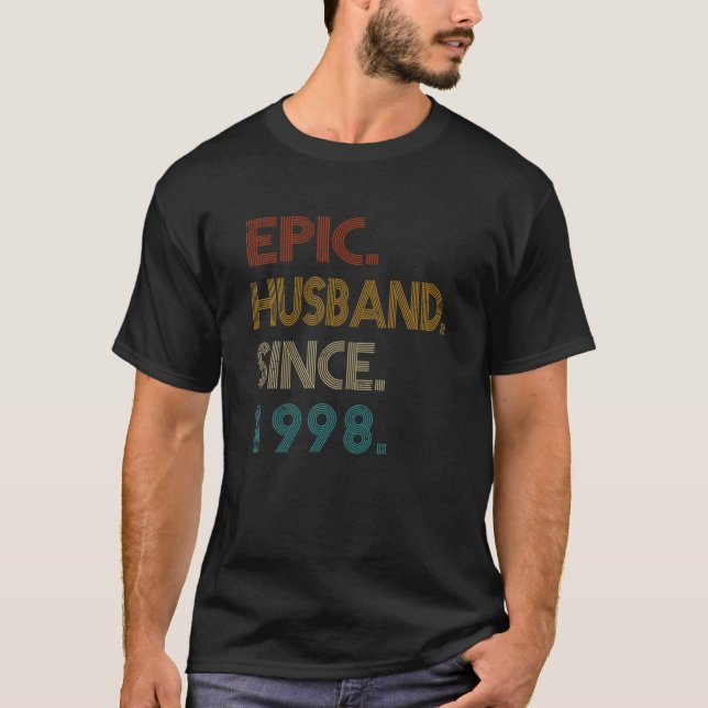 23. Hochzeit Jubiläum Geschenk Ihm - Epic Husband  T-Shirt (Vorderseite)
