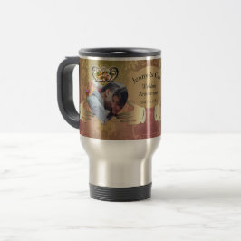 23. Hochzeitstag Topaz Claddagh Reisebecher