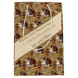 23. Hochzeitstag, Topaz, Mittlere Geschenktüte