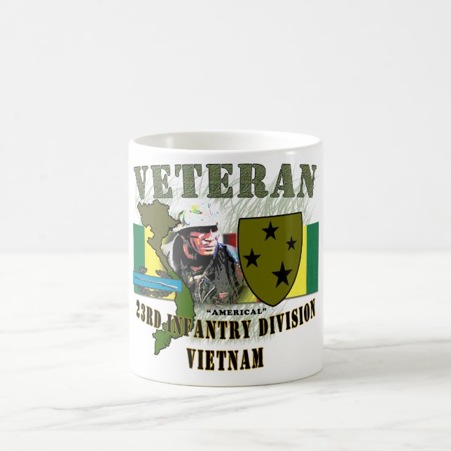 23. Inf Div. (Americal) - Vietnam (w/CIB) Tasse (Mittel)