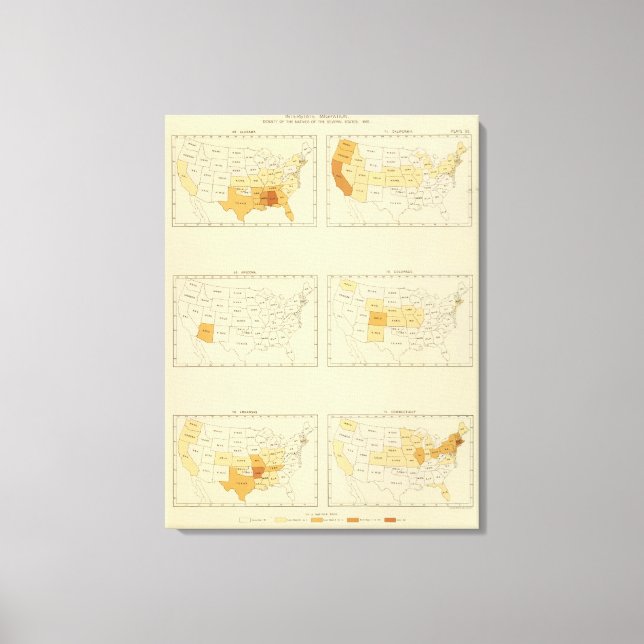 23 Interstaatliche Migration 1890 ALCT Leinwanddruck (Vorderseite)