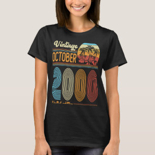 23 Jahre alt Geburtstag Vintag Oktober 2000 Frauen T-Shirt