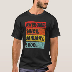 23 Jahre alt Phantastisch seit Januar 2000 23. Geb T-Shirt