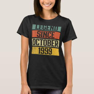 23 Jahre alte Legende seit Oktober 1999 23. Geburt T-Shirt