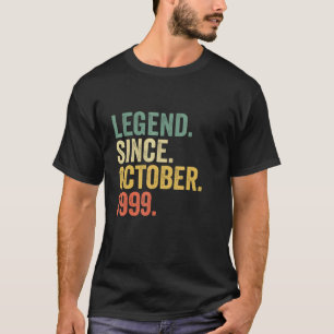 23 Jahre alte Legende seit Oktober 1999 23. Geburt T-Shirt