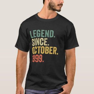 23 Jahre alte Legende seit Oktober 1999 23. Geburt T-Shirt