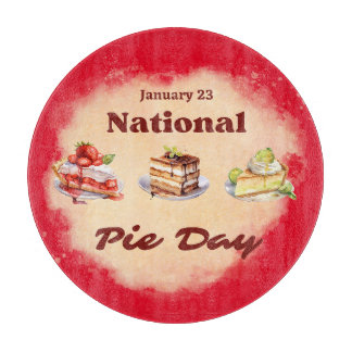 23. Januar Nationaler Kuchen-Tag Schneidebrett